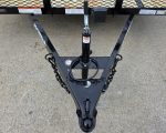 7x12 Straight Deck Utility Trailer 4ft Ladder Racks with 1.5 FT Mesh (2) 3500lb Axle - Image 14