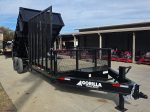 7x20 Hybrid Dump Utility Trailer with 3ft Sides Equipment (2) 7K Axles - Image 6