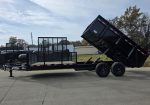 7x20 Hybrid Dump Utility Trailer with 3ft Sides Equipment (2) 7K Axles - Image 7