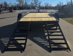 7x14 IBeam Equipment Trailer (2) 5200lb Axles with Stand-Up Ramps 10K GVWR - Image 9