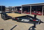7x14 IBeam Equipment Trailer (2) 5200lb Axles with Stand-Up Ramps 10K GVWR