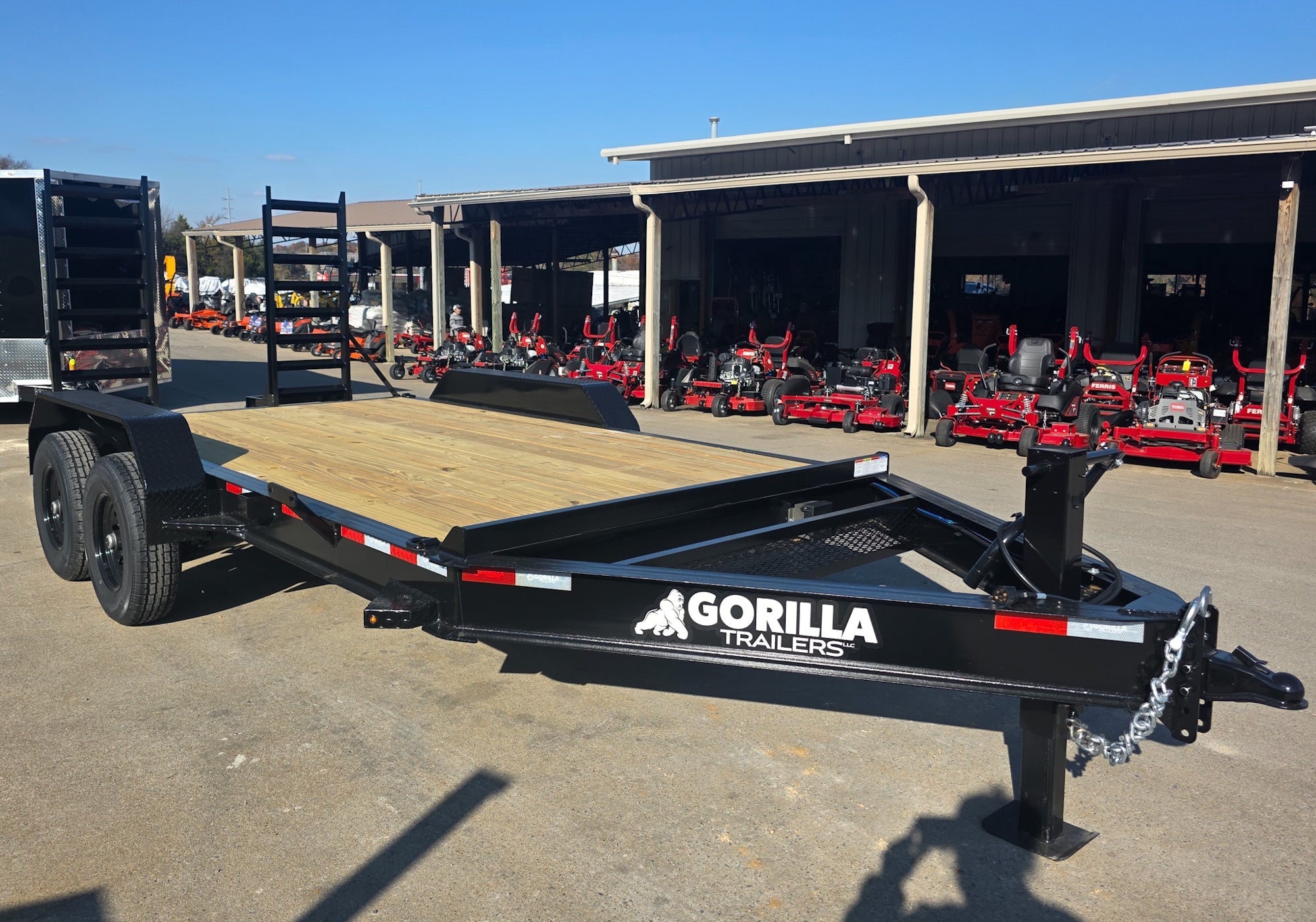 20251114_132634 7x14 IBeam Equipment Trailer (2) 5200lb Axles with Stand-Up Ramps 10K GVWR - Image 1