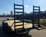 7x14 IBeam Equipment Trailer (2) 5200lb Axles with Stand-Up Ramps 10K GVWR - Image 7