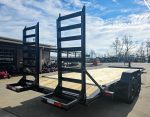 7x20 Equipment Trailer 8" I-Beam (2) 7K Axles Standup Ramps 14K GVWR - Image 6