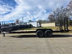 7x20 Equipment Trailer 8" I-Beam (2) 7K Axles Standup Ramps 14K GVWR - Image 4