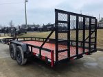 7x18 Heavy Duty Straight Deck Utility Trailer (2) 5,200lb Axles with Brakes 10K GVWR - Image 4