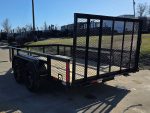 7' X 12' Straight Deck Utility Trailer 18IN Mesh Sides Double Axle 7K GVWR - Image 5