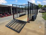6.4x18 Debris Junk Trash Removal Leaf Trailer 6ft Mesh Sides (2) 3500lb Axles Tube Railing - Image 13