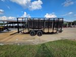 6.4x18 Debris Junk Trash Removal Leaf Trailer 6ft Mesh Sides (2) 3500lb Axles Tube Railing - Image 14
