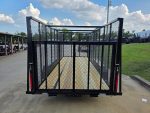 6.4x18 Debris Junk Trash Removal Leaf Trailer 6ft Mesh Sides (2) 3500lb Axles Tube Railing - Image 22