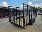 6.4x18 Debris Junk Trash Removal Leaf Trailer 6ft Mesh Sides (2) 3500lb Axles Tube Railing - Image 23