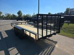 7' X 18' Straight deck Utility Trailer with gate (2) 3,500lb Axles 7K GVWR - Image 6