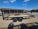 7' X 18' Straight deck Utility Trailer with gate (2) 3,500lb Axles 7K GVWR - Image 9