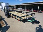 7' X 18' Straight deck Utility Trailer with gate (2) 3,500lb Axles 7K GVWR - Image 10