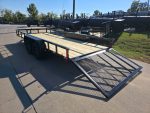 7' X 18' Straight deck Utility Trailer with gate (2) 3,500lb Axles 7K GVWR - Image 21