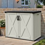 Patiowell 25 Cu.ft Outdoor Storage Cabinet, Beige - Image 10