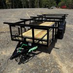 5' X 14' Utility Garage Door Installation Trailer 6ft Front Mesh 2ft Mesh Sides (2) 3,500lb - Image 4