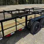 5' X 14' Utility Garage Door Installation Trailer 6ft Front Mesh 2ft Mesh Sides (2) 3,500lb - Image 7