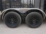 Enclosed Utility Hybrid Trailer 7' X 18' with Side Door- Lawn Mower Equipment Hauler Storage - Image 4