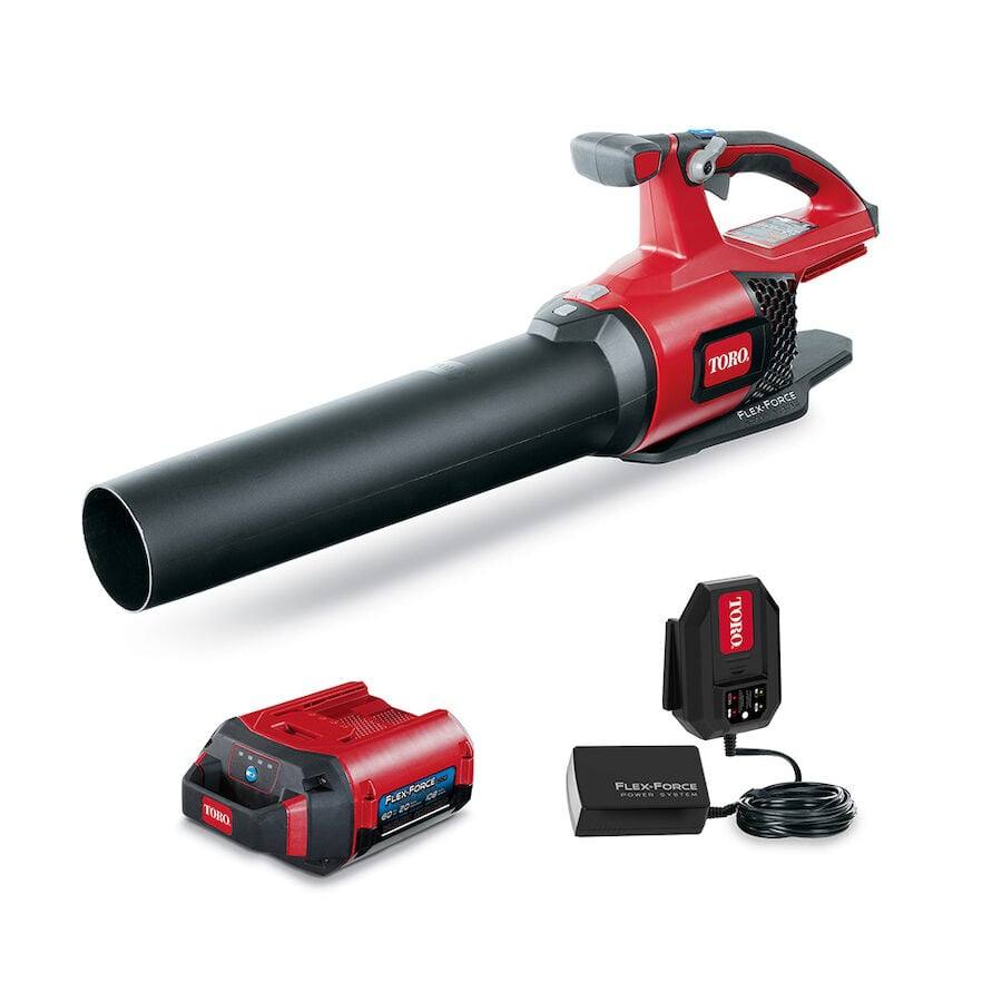 51821-1 Toro 51821 60V MAX Battery Powered Brushless Leaf Blower with Battery and Charger - Image 1