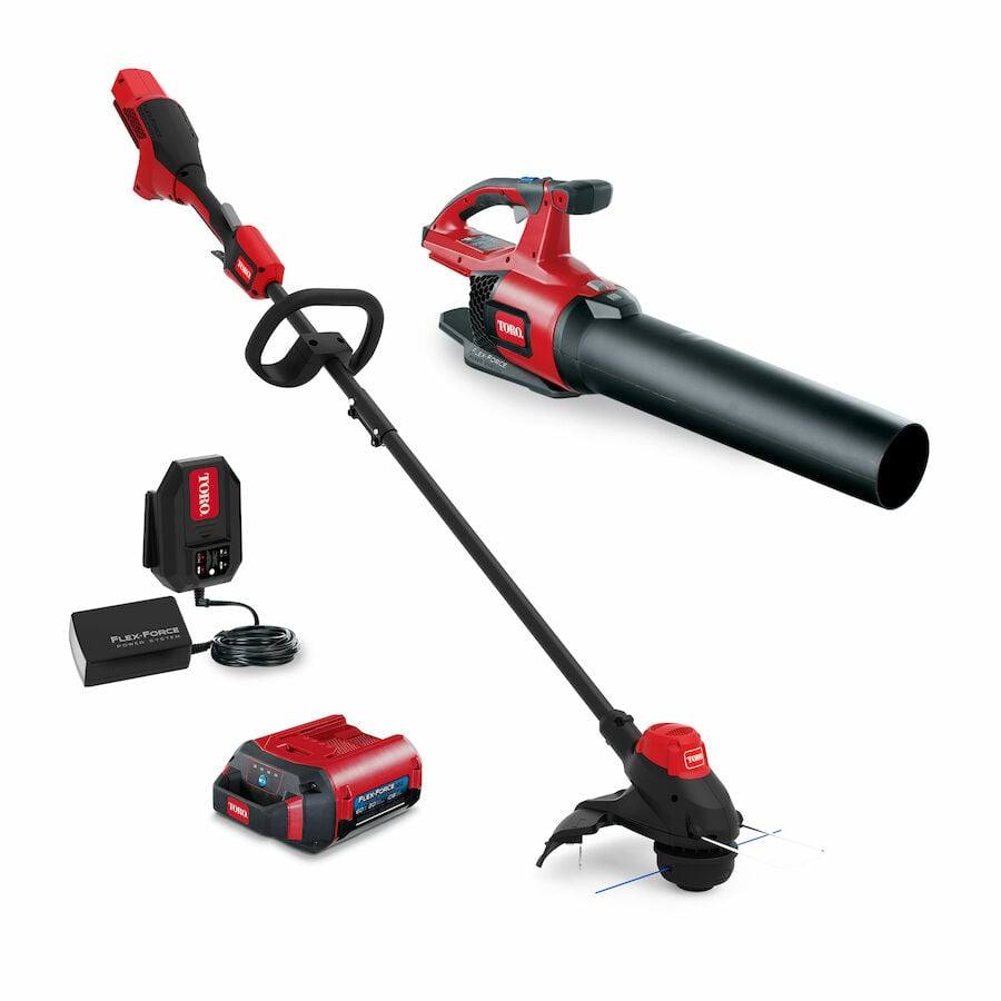 51881-1 Toro 51881 60V MAX 2-Tool Combo Kit String Trimmer/Leaf Blower with 2.0Ah Battery - Image 1