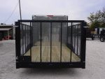 Enclosed Utility Hybrid Trailer 7' X 18' with Side Door- Lawn Mower Equipment Hauler Storage - Image 8