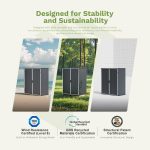 Patiowell 5x3 Plastic Outdoor Storage Shed with Lockable Door, Dark Gray - Image 7