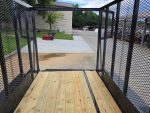 6.4x14 Straight Deck Utility Trailer 6ft Mesh Sides with (2) 3,500lb Axles-Without Roof - Image 17
