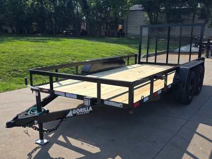 6'4" x 14' Straight Deck Utility Trailer with Tandem 3,500 lb Axles