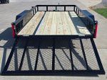 6'4" x 14' Straight Deck Utility Trailer with Tandem 3,500 lb Axles - Image 12