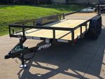 6'4" x 14' Straight Deck Utility Trailer with Tandem 3,500 lb Axles - Image 9