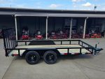 6'4" x 14' Straight Deck Utility Trailer with Tandem 3,500 lb Axles - Image 6