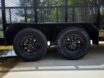 6.4x16 Straight Deck Utility Trailer with 4ft Mesh Side (2) 3,500lb Axles - Image 21