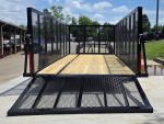 6.4x16 Straight Deck Utility Trailer with 4ft Mesh Side (2) 3,500lb Axles - Image 11