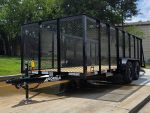 6.4x16 Straight Deck Utility Trailer with 4ft Mesh Side (2) 3,500lb Axles - Image 16