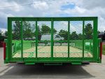 6.4x16 Utility Trailer Double Axle Dovetail with Gate Powder Coated (2) 3500lb 2-Brakes - Image 4