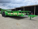 6.4x16 Utility Trailer Double Axle Dovetail with Gate Powder Coated (2) 3500lb 2-Brakes - Image 7