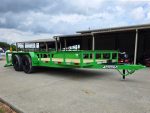 6.4x16 Utility Trailer Double Axle Dovetail with Gate Powder Coated (2) 3500lb 2-Brakes - Image 15