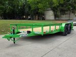 6.4x16 Utility Trailer Double Axle Dovetail with Gate Powder Coated (2) 3500lb 2-Brakes - Image 9