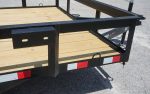 Utility Trailer 6.4' x 14' Spring Assist A-Frame Tall Gate Double Axle 7K GVWR - Image 10
