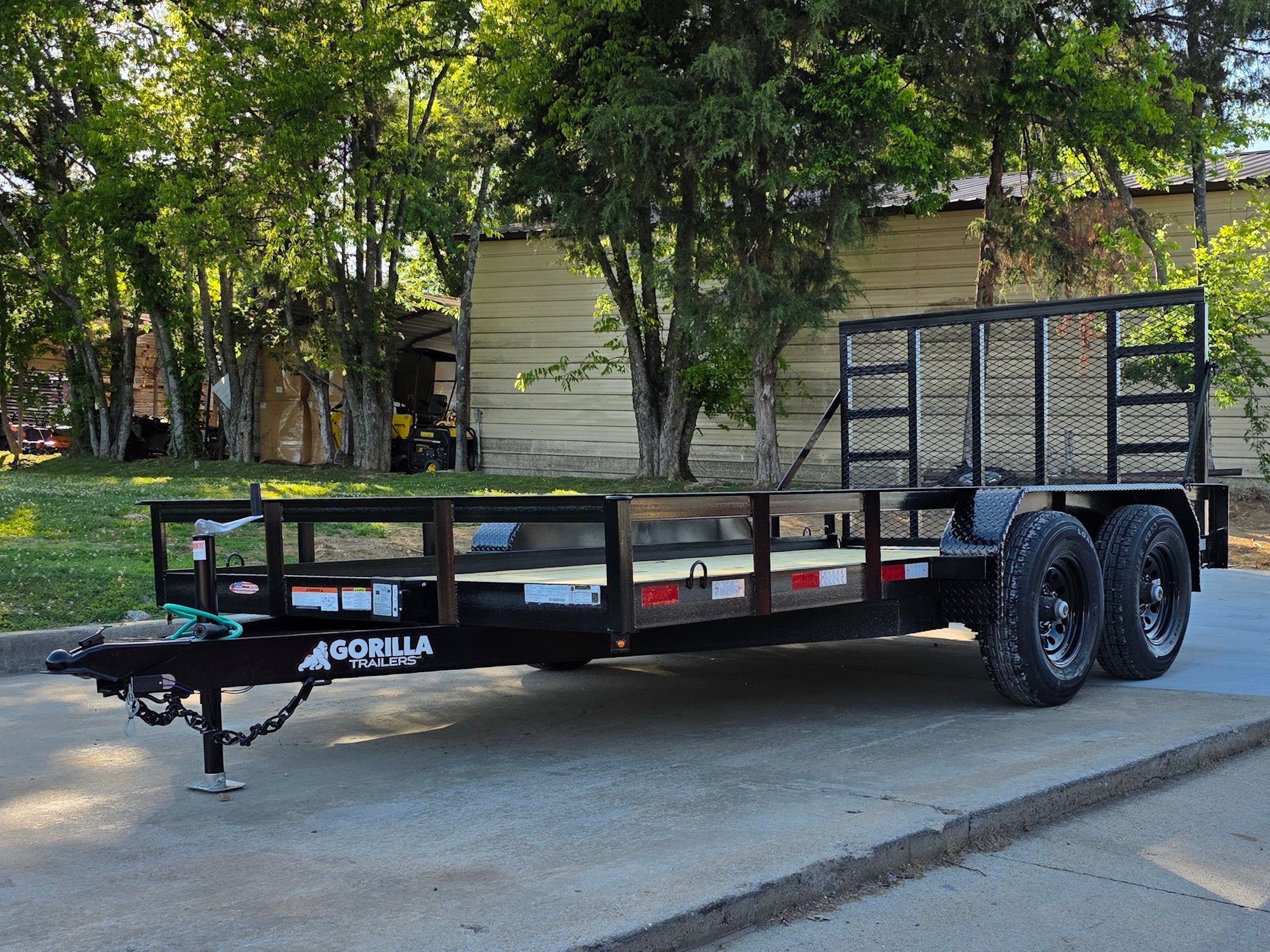 7' X 14' Straight Deck Heavy Duty Utility Trailer (2) 5,200lb Axles 10K GVWR - Image 1