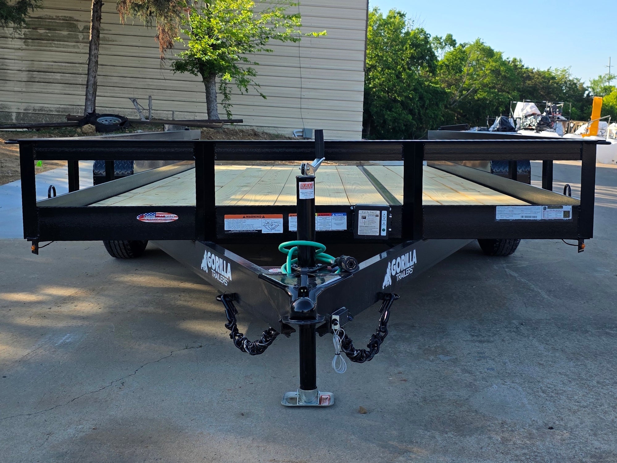 7' X 14' Straight Deck Heavy Duty Utility Trailer (2) 5,200lb Axles 10K GVWR - Image 16