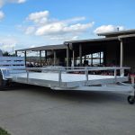 7' x 20' All Aluminum Straight Deck Utility Trailer Tandem (2) 3,500lb Axles 7K GVWR
