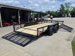 7x16 Dovetail Utility Trailer with 1FT Mesh Side Gate (2) 3500lb Axle 7k GVWR - Image 13