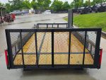 7x20 Dovetail Utility Trailer with 1ft Mesh Side Gate (2) 3,500lb Axles 7K GVWR - Image 4
