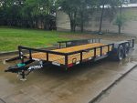 7x20 Dovetail Utility Trailer with 1ft Mesh Side Gate (2) 3,500lb Axles 7K GVWR - Image 9