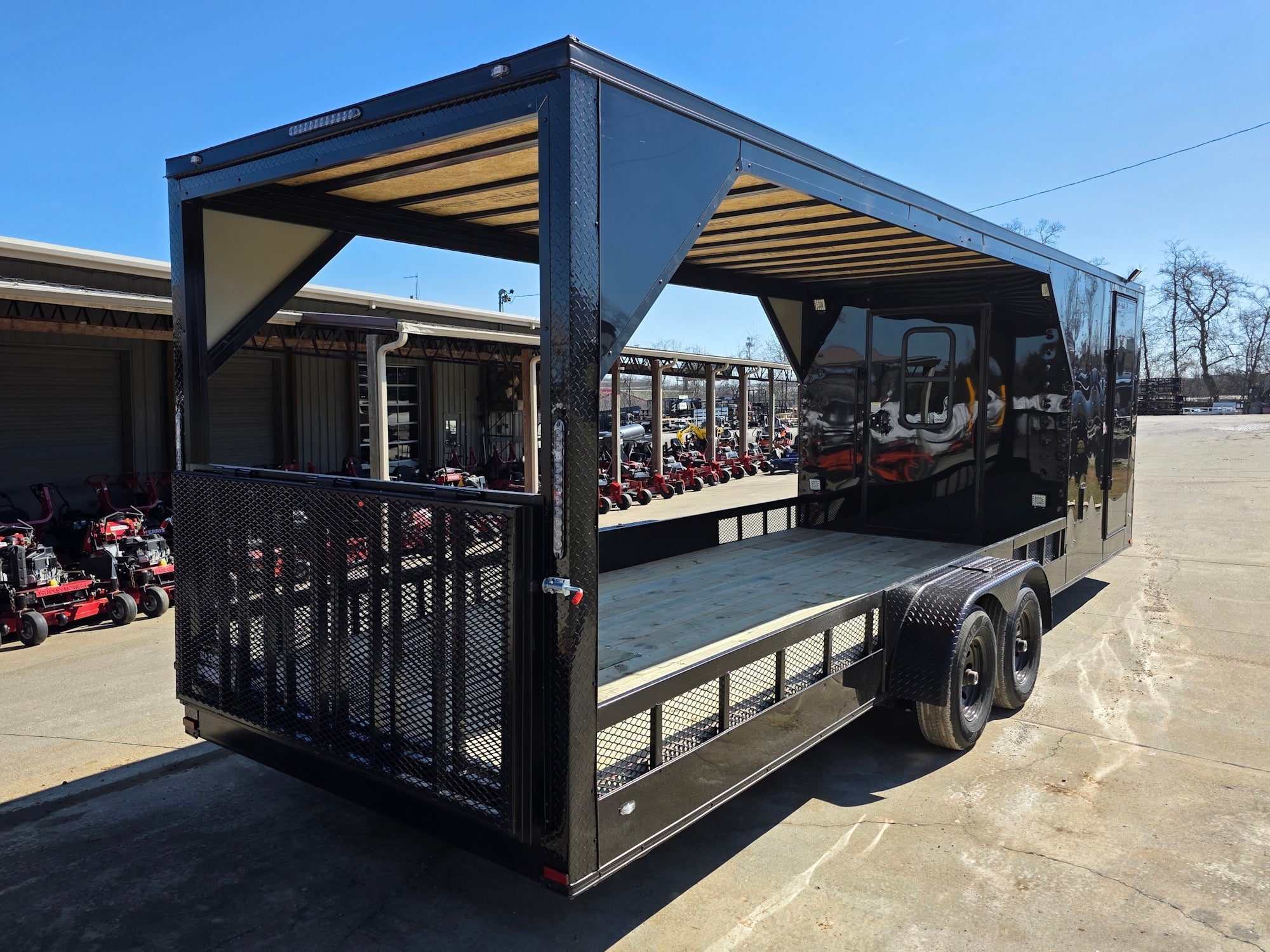 7x26 Black Hybrid Enclosed and Utility Trailer (2) 5200lb Axles 10K GVWR - Image 8