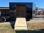 8.5x24 V-Nose Hybrid Black with Black Trim 2-7k Axles 14k GVWR - Image 26
