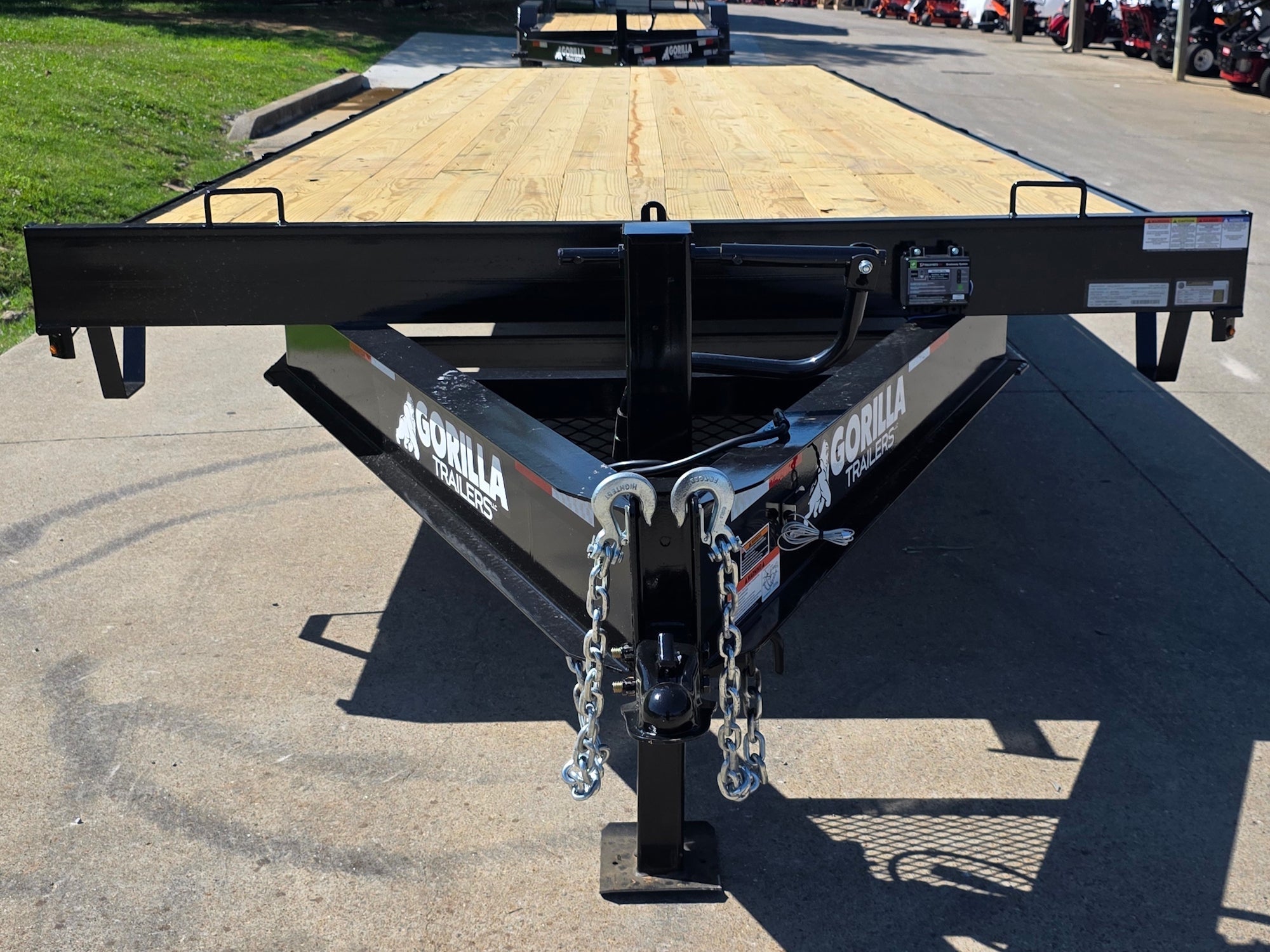 8.5x25 Straight Deckover Trailer (2) 7K Axles with Slide Out Ramps 14K GVWR - Image 8