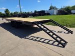 8.5x25 Straight Deckover Trailer (2) 7K Axles with Slide Out Ramps 14K GVWR - Image 11